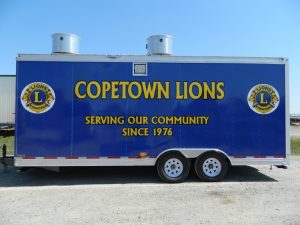Concession Trailer with Custom Vinyl Wrap